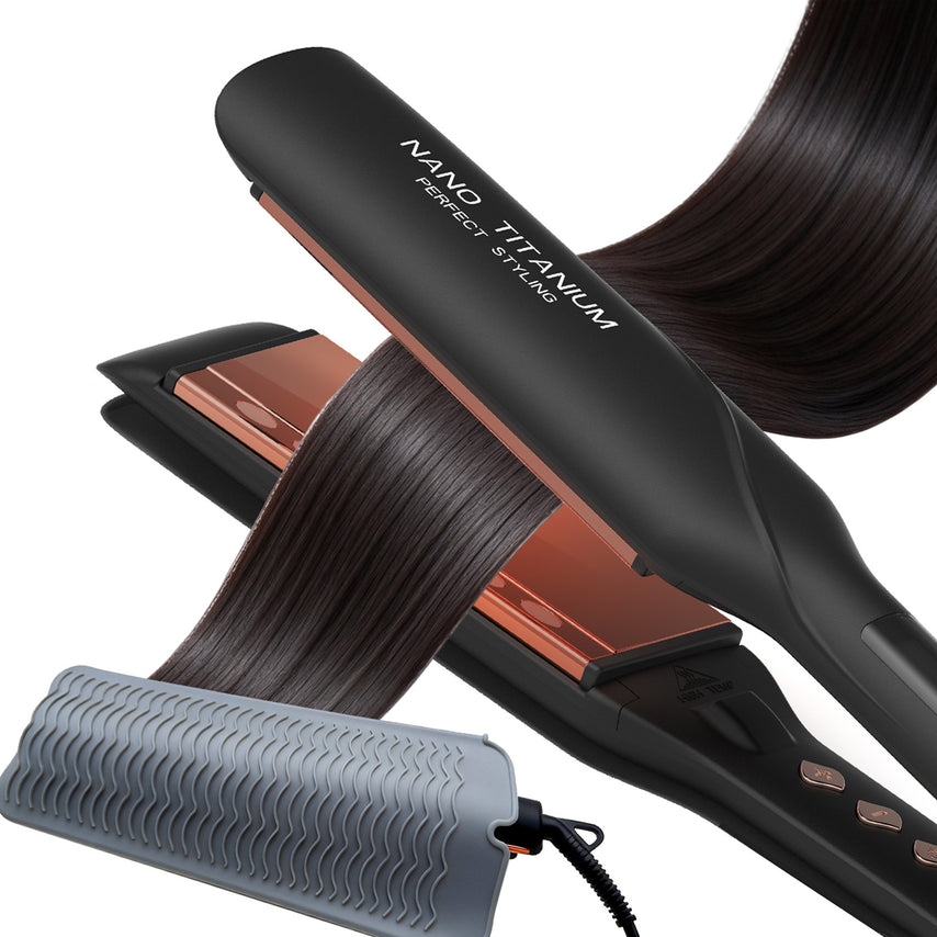 LANDOT Infrared Hair Straightener – Professional Infrared Flat Iron for Smooth, Frizz-Free Hair