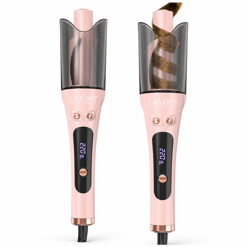 LANDOT Best Automatic Rotating Hair Curler | 1-Inch Iron